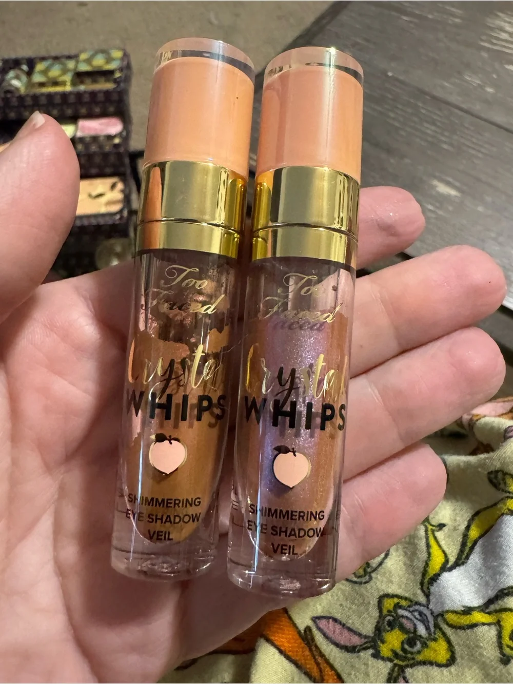 Too Faced Crystal Whips Shimmering Liquid Eyeshadow Bundle